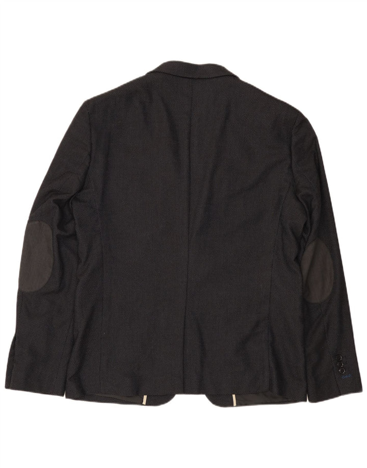 Zara Chaqueta tipo blazer de 2 botones para hombre EU 54 XL Negro