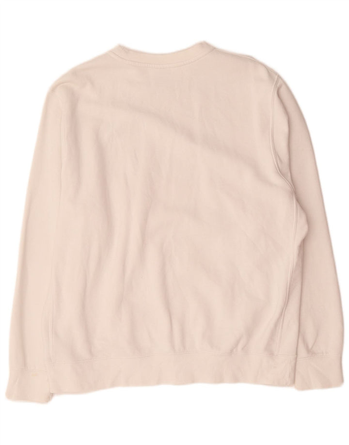Nike Hombre Sudadera Jumper Grande Blanco Algodón