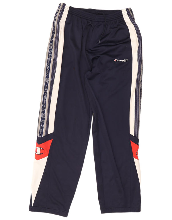 Champion USA Graphic Pantalones De Chándal XL Azul Marino Colorblock