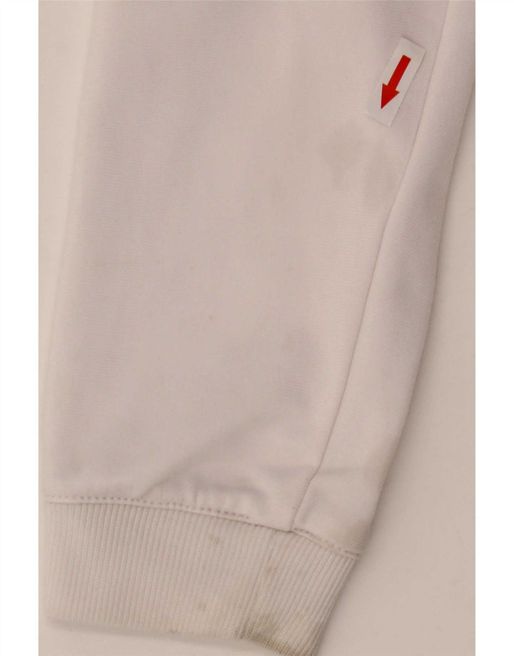 Reebok Chaqueta de chándal para mujer UK 40 Mediano Blanco Colorblock Poliéster