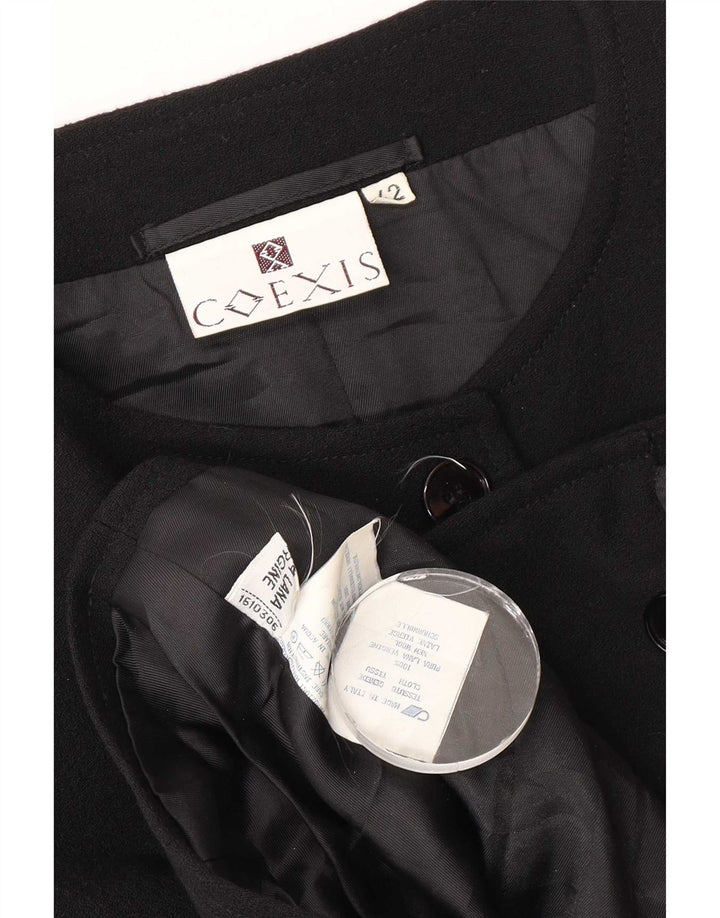 Coexis Chaqueta Bolero Mujer IT 42 Mediana Lana Nueva Negra