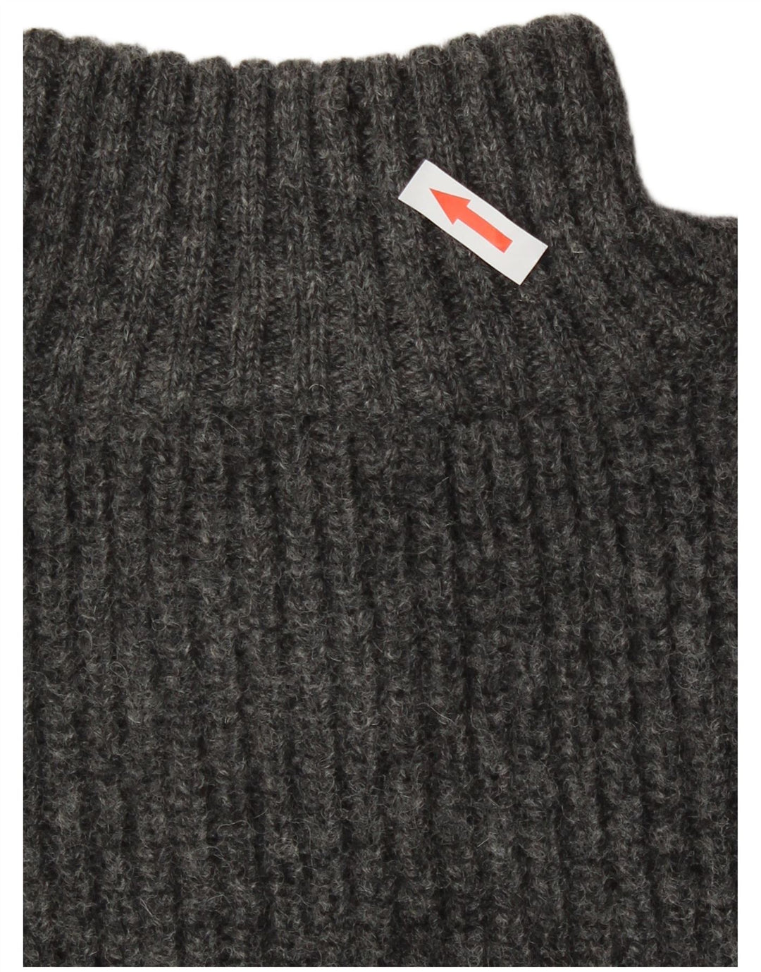 Columbia Hombre Zip Neck Jumper Sweater Lana Gris Medio