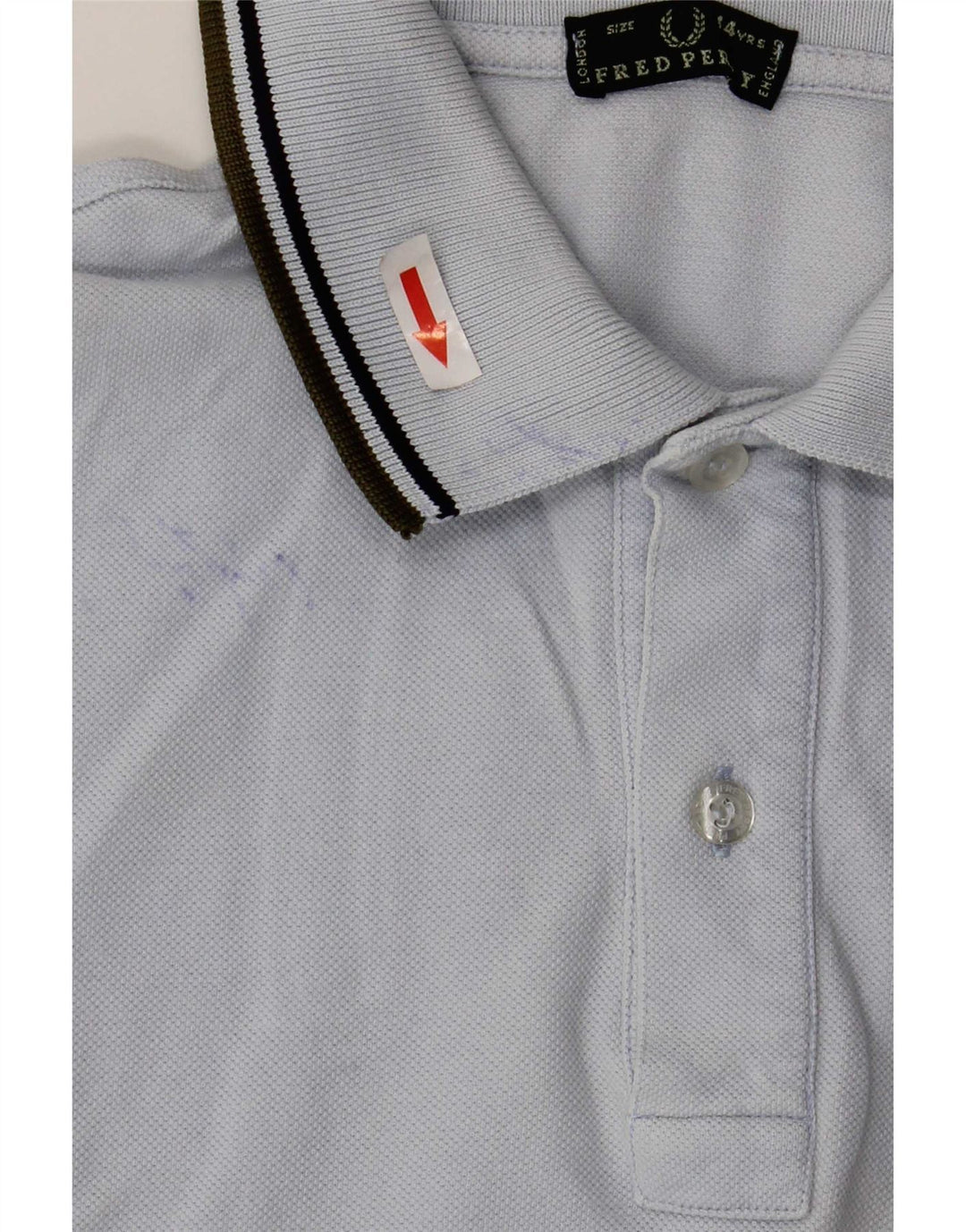 Fred Perry Polo Niño 13-14 Años Azul Algodón