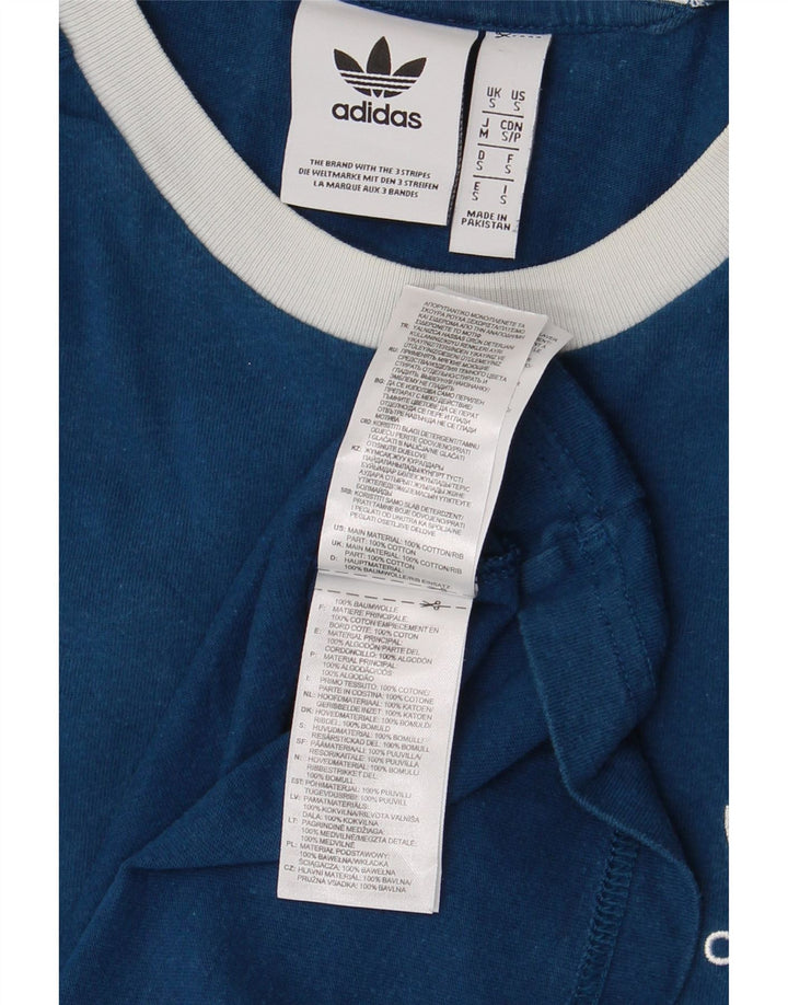ADIDAS Camiseta Hombre Top Small Azul Marino Algodón