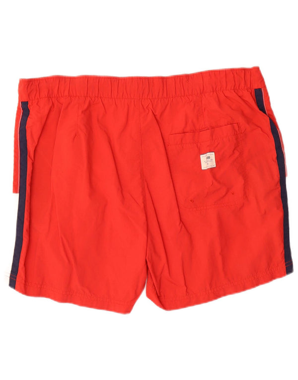 Tommy Hilfiger Shorts De Natación Gráficos Para Hombre Rojo Grande
