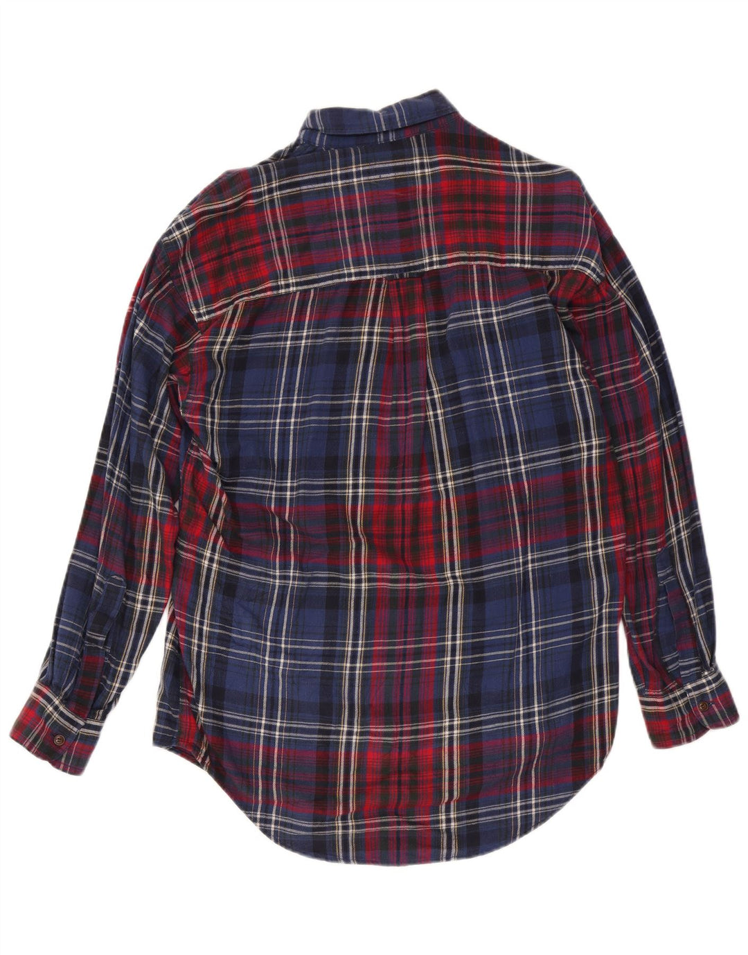 Camisa de franela para hombre Chaps Ralph Lauren Algodón a cuadros azul marino mediano