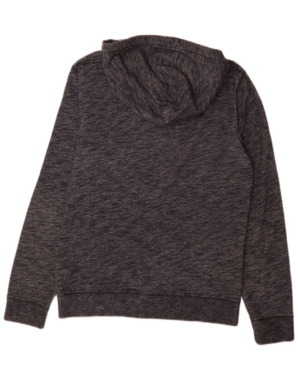 Hollister Hombre Graphic Zip Sudadera Con Capucha Suéter De Algodón Azul Marino Mediano