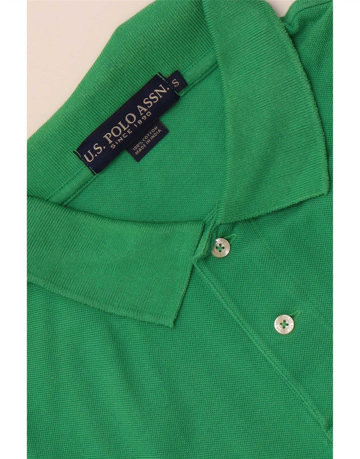 Asociación de Polo de EE. UU. Camisa Hombre Pequeña Algodón Verde