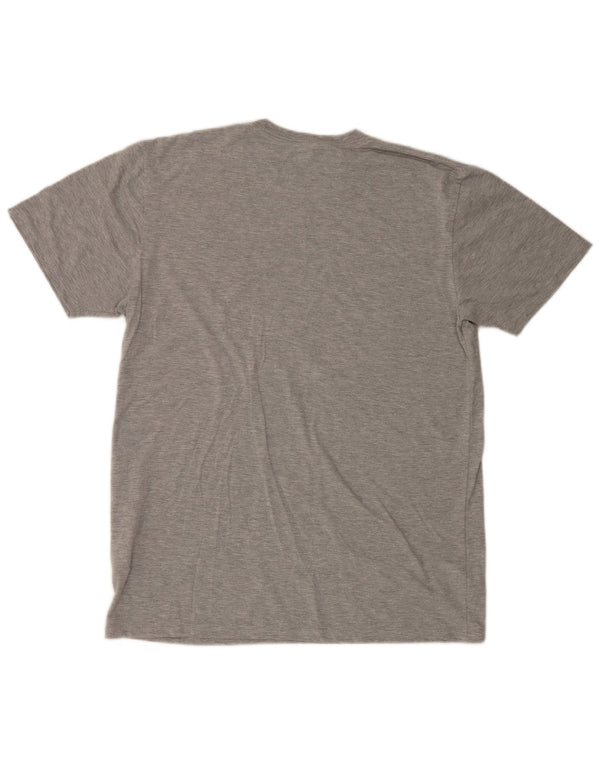 Adidas Hombre Camiseta Top XL Gris Poliéster