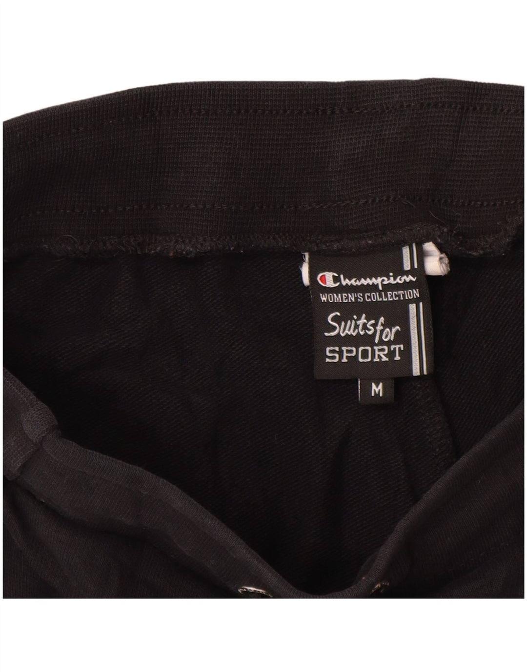 Champion Pantalones de chándal para mujer UK 12 Medium Black Cotton