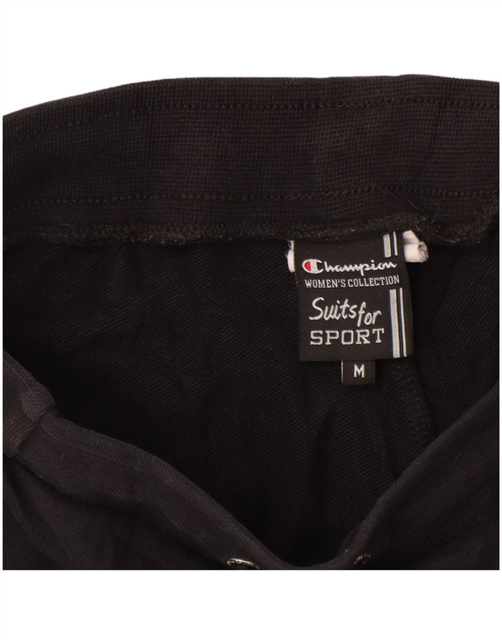 Champion Pantalones de chándal para mujer UK 12 Medium Black Cotton