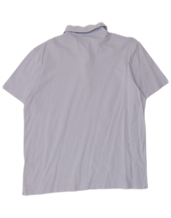 Polo Massimo Dutti Hombre Algodón Azul Grande