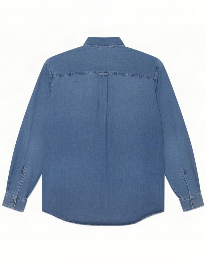Camisa vaquera Marlboro Classics para hombre XL Algodón azul