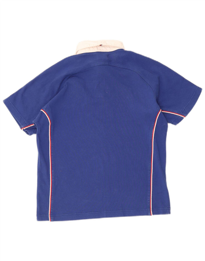 NIKE Polo de rugby para niños, talla grande, azul, 12-13 años