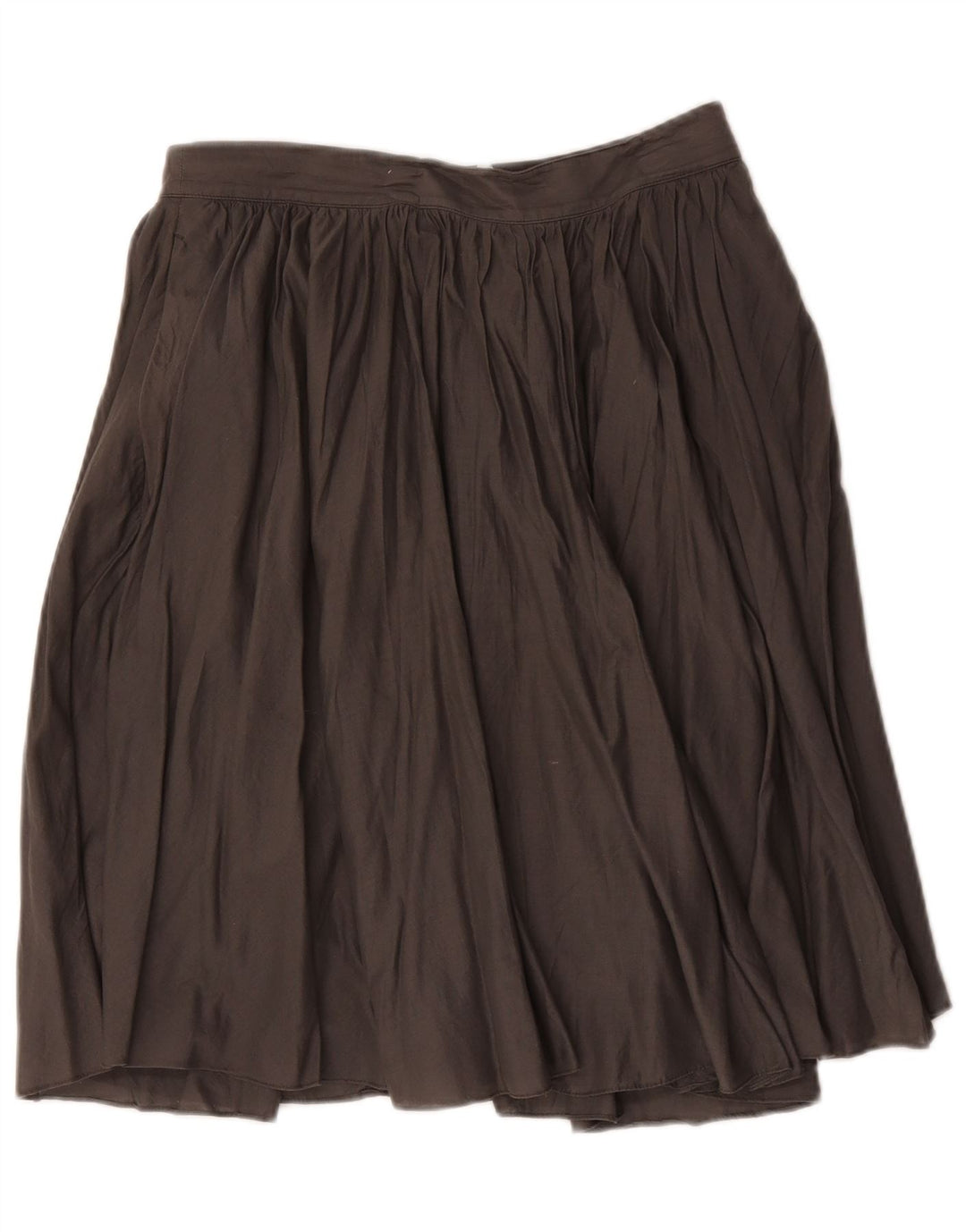 J. Crew Falda Plisada para Mujer US 4 Small W30 Gris Algodón