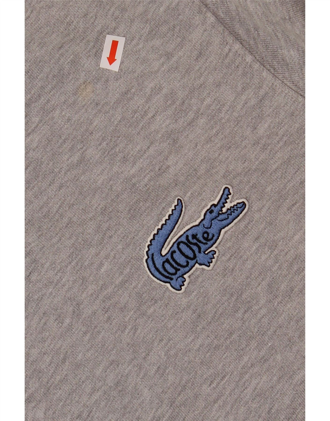 LACOSTE Sudadera con capucha para hombre talla 4 Algodón gris medio