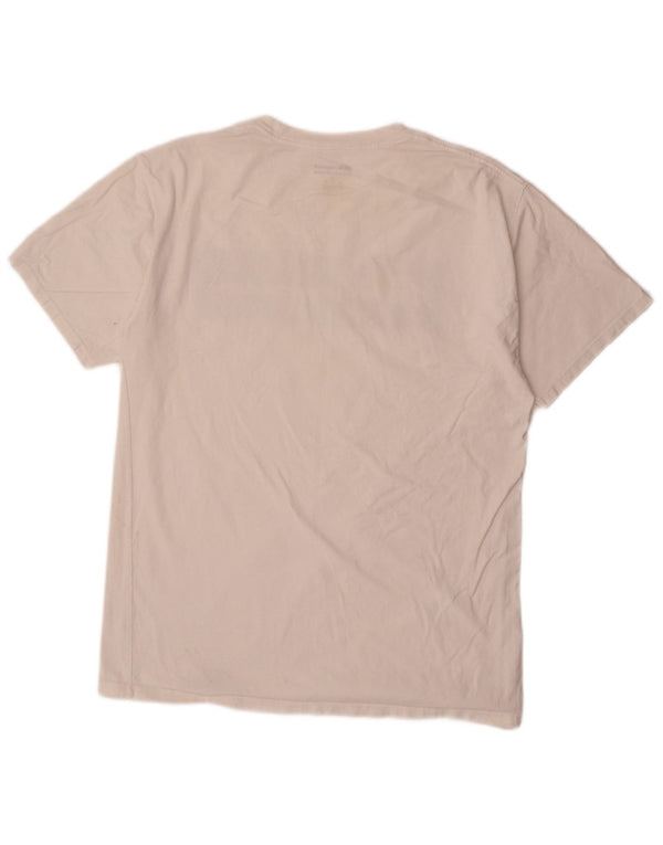 Champion Camiseta gráfica para hombre Top Medium White Cotton