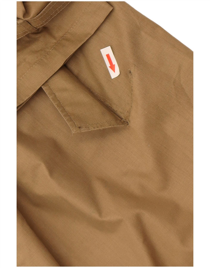 Vintage hombres gabardina EU 46 pequeño marrón