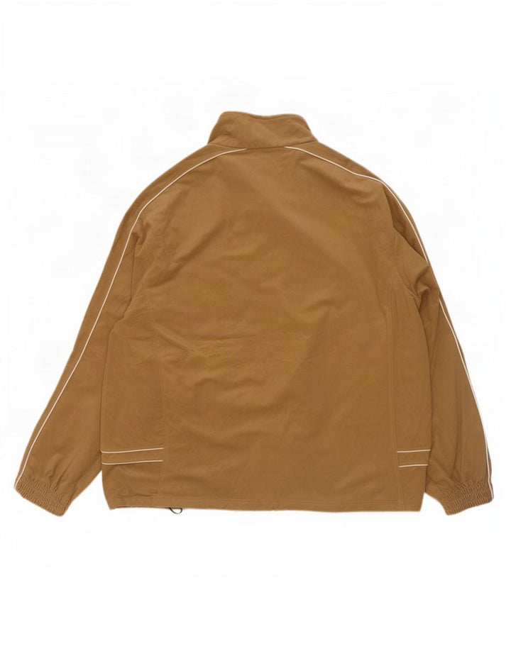 Diadora Chaqueta De Chándal De Terciopelo Para Hombre 2XL Poliéster A Rayas Beige