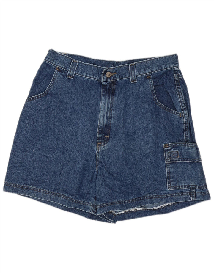 Lee Shorts De Mezclilla Cargo De Cintura Alta Para Mujer W32 Grande Azul