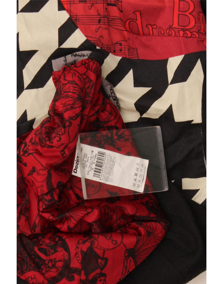 Desigual Vestido tubo gráfico para mujer EU 38 Medium Patchwork multicolor