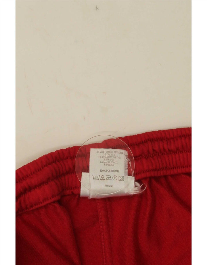 Adidas Hombre Pantalones De Chándal Gráficos Poliéster Color Block Rojo Medio