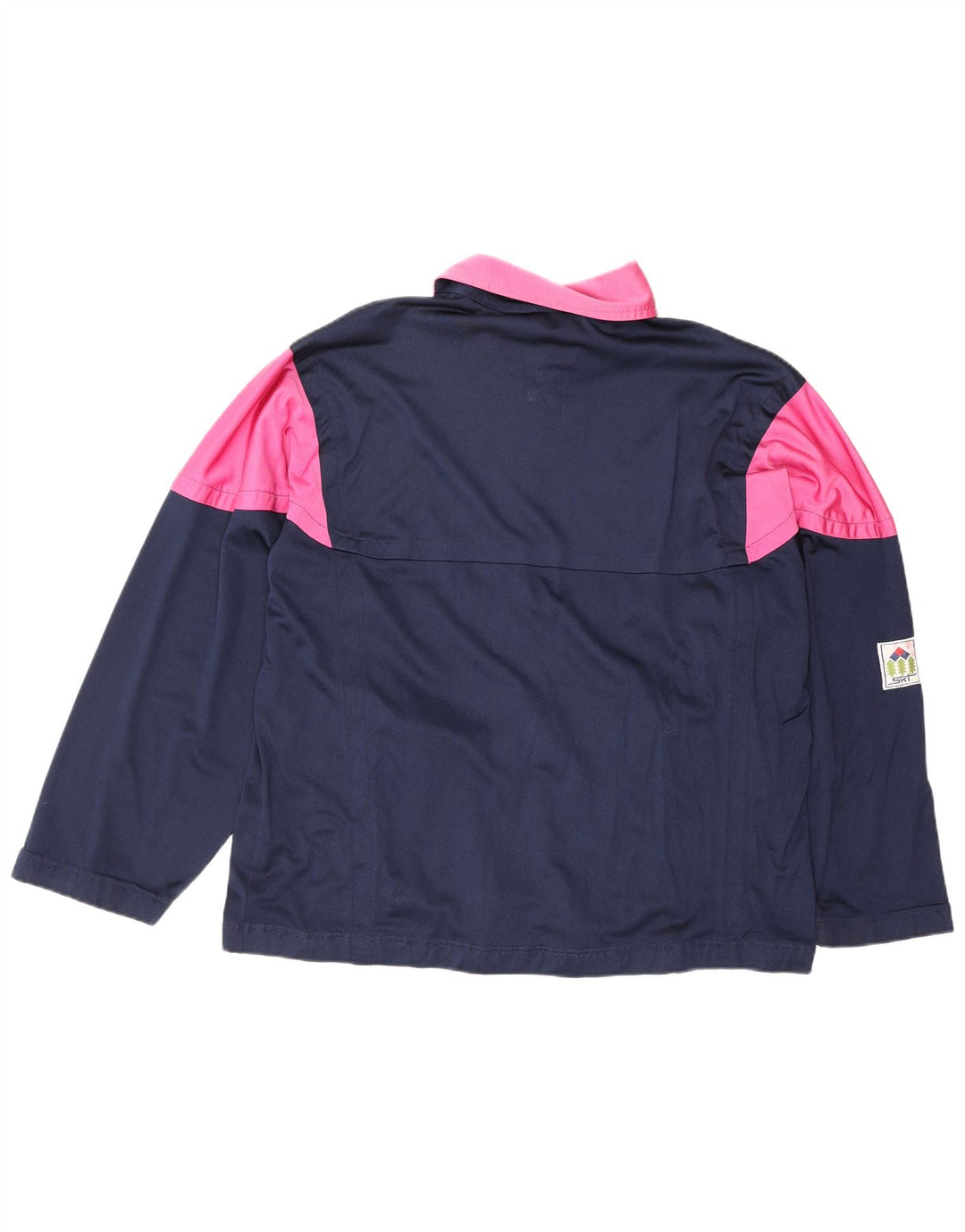 SERGIO TACCHINI Chaqueta de chándal con gráfico para hombre, talla pequeña, azul marino