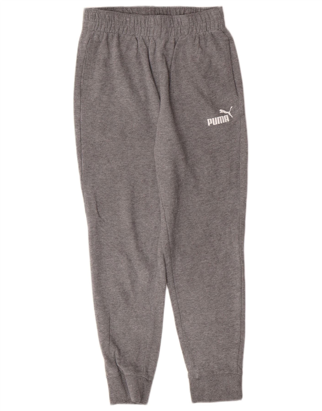 Puma Pantalones de Chándal para niño Joggers 10-11 años Gris Medio Algodón