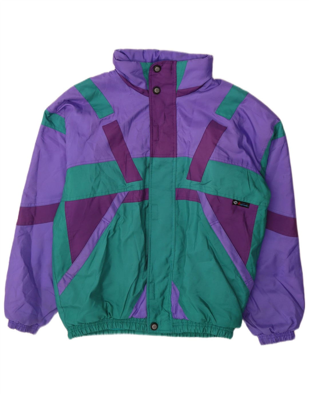 Sergio Tacchini Chaqueta de esquí para hombre ES 42 XL Púrpura Colorblock Poliéster