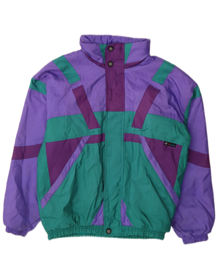 Sergio Tacchini Chaqueta de esquí para hombre ES 42 XL Púrpura Colorblock Poliéster