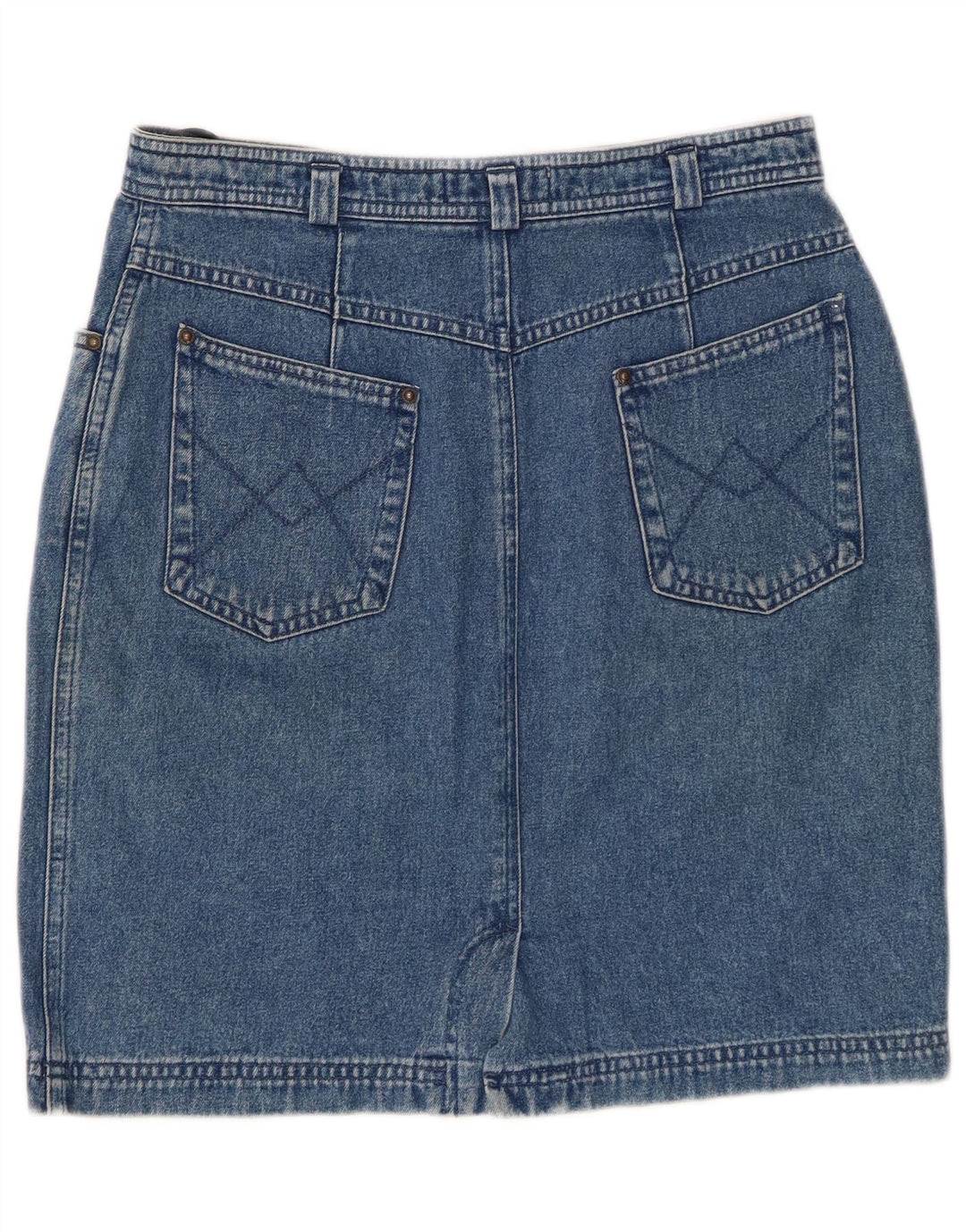 Falda vaquera vintage para mujer EU 40 Mediana W28 Algodón azul
