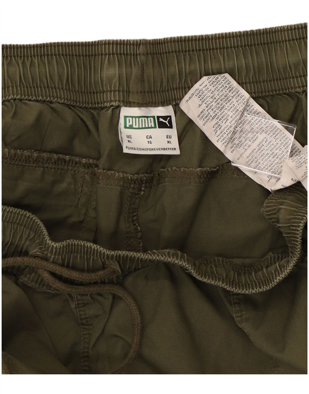 PUMA Pantalón cargo para hombre Joggers XL W38 L28 Algodón caqui