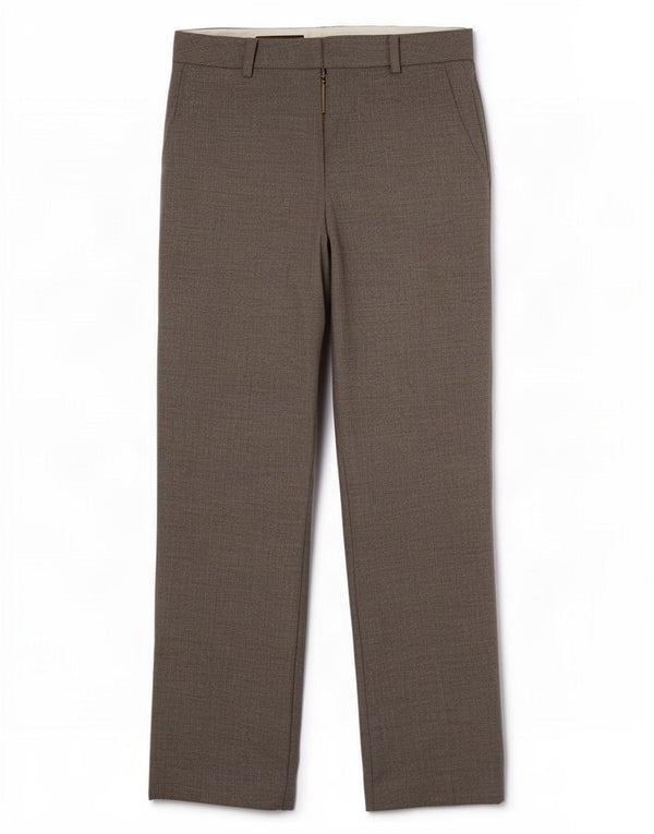 Brooks Brothers Pantalones rectos para mujer US 6 Medium W30 L30 Lana gris