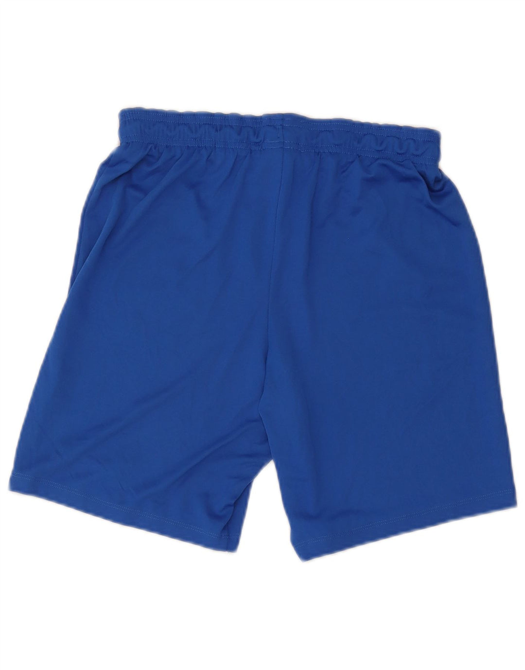 Nike - Pantalones cortos deportivos Dri Fit para mujer, talla 40, poliéster azul medio