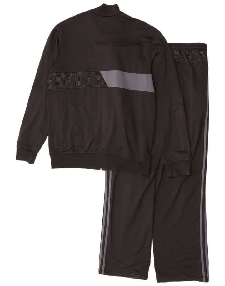 Adidas Hombre Gráfico Chándal Completo Grande Negro Colorblock Poliéster