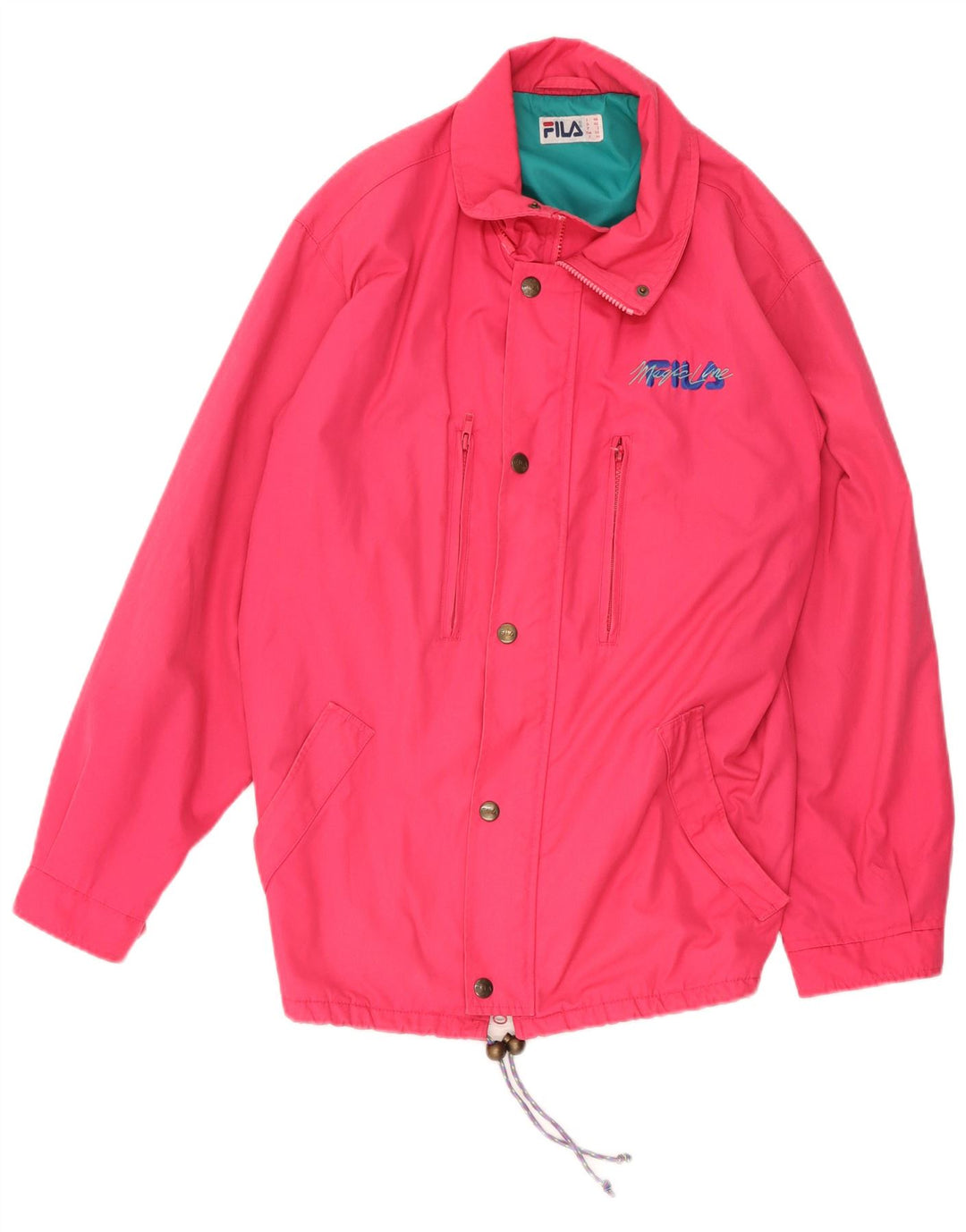 Fila Chaqueta cortavientos para mujer IT 46 Small Pink Poliéster