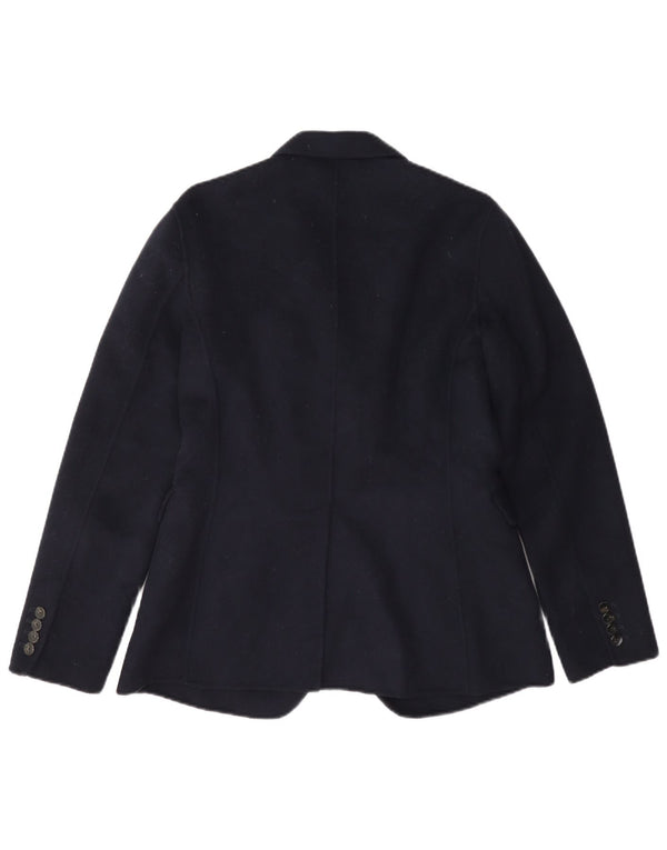 Massimo Dutti Chaqueta Blazer De 2 Botones Mujer EU 38 Small Azul Marino Lana