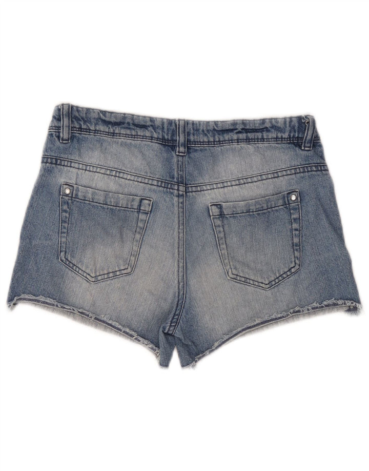 Benetton Shorts Vaqueros Mujer W26 Small Azul