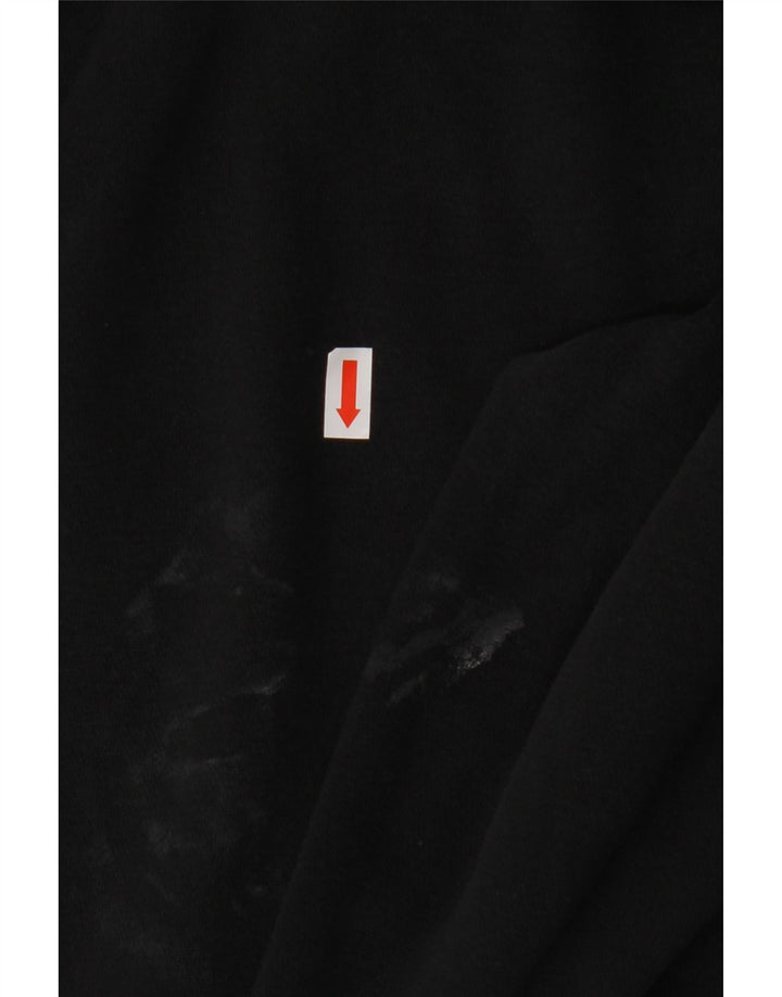 NIKE Jersey con capucha extragrande para mujer Reino Unido 14 Mediano Negro Algodón