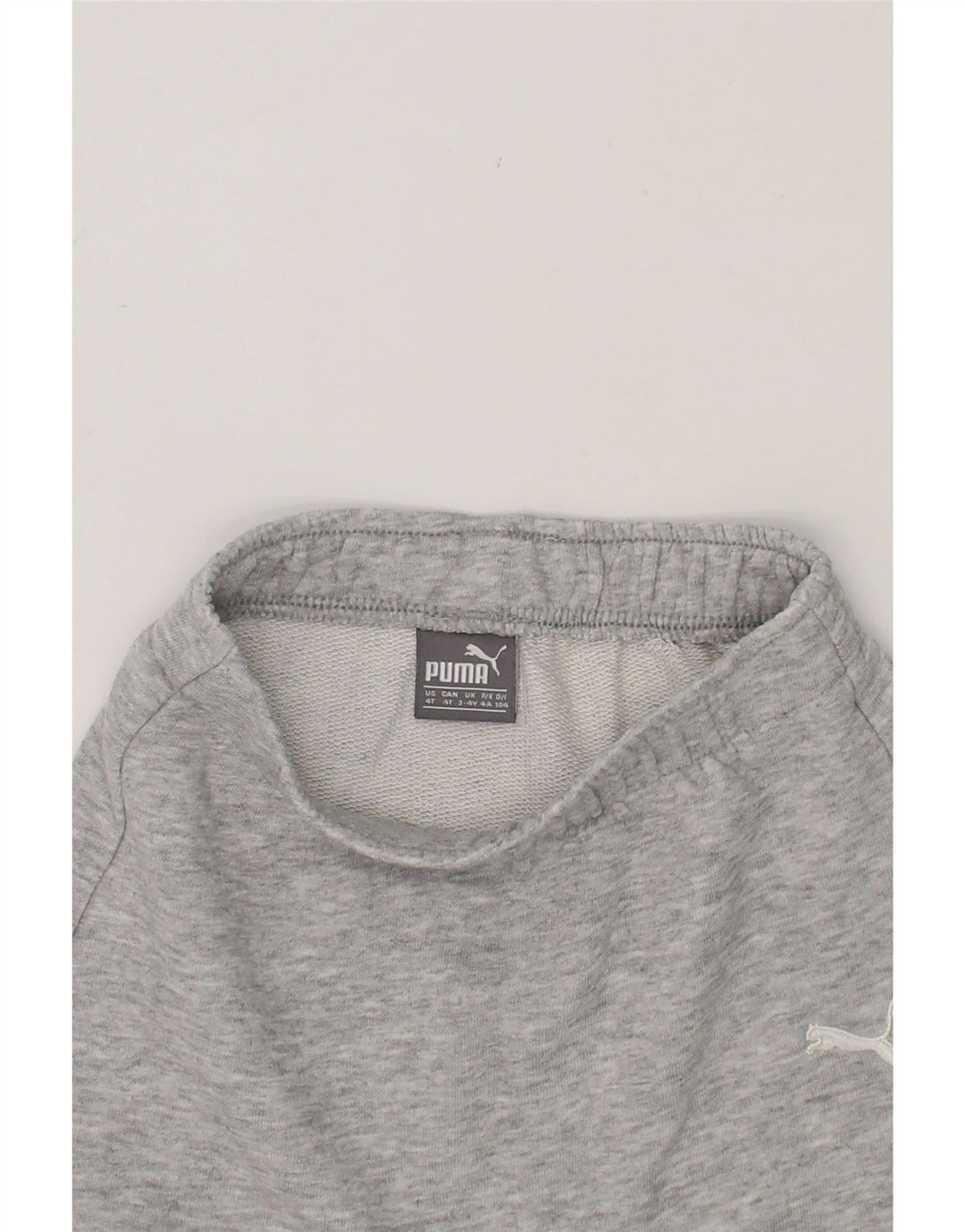 PUMA Boys Tracksuit Trousers Joggers 3-4 Years  Grey Flecked Vintage Puma and Second-Hand Puma from Messina Hembry 