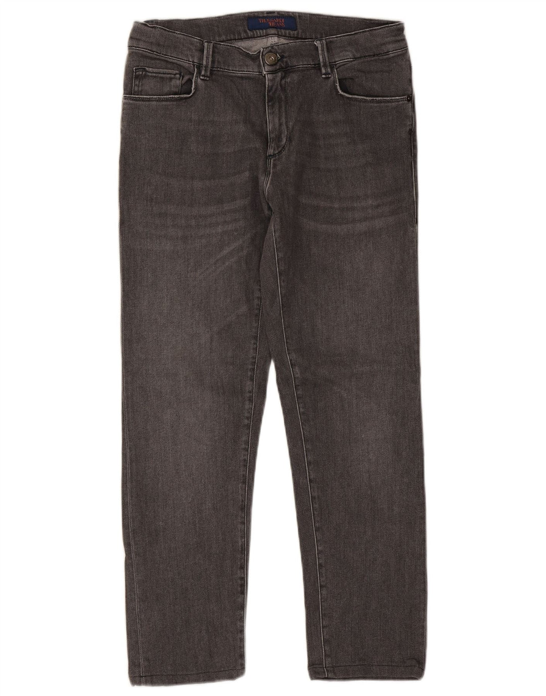 TRUSSARDI Vaqueros rectos para hombre W30 L27 Gris
