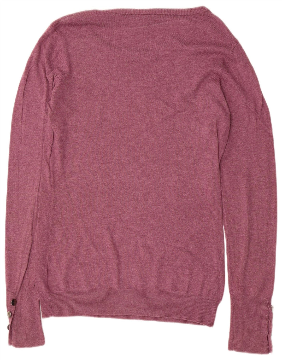 WAREHOUSE Suéter tipo jersey para mujer con cuello barco UK 12 Medium Purple Viscosa