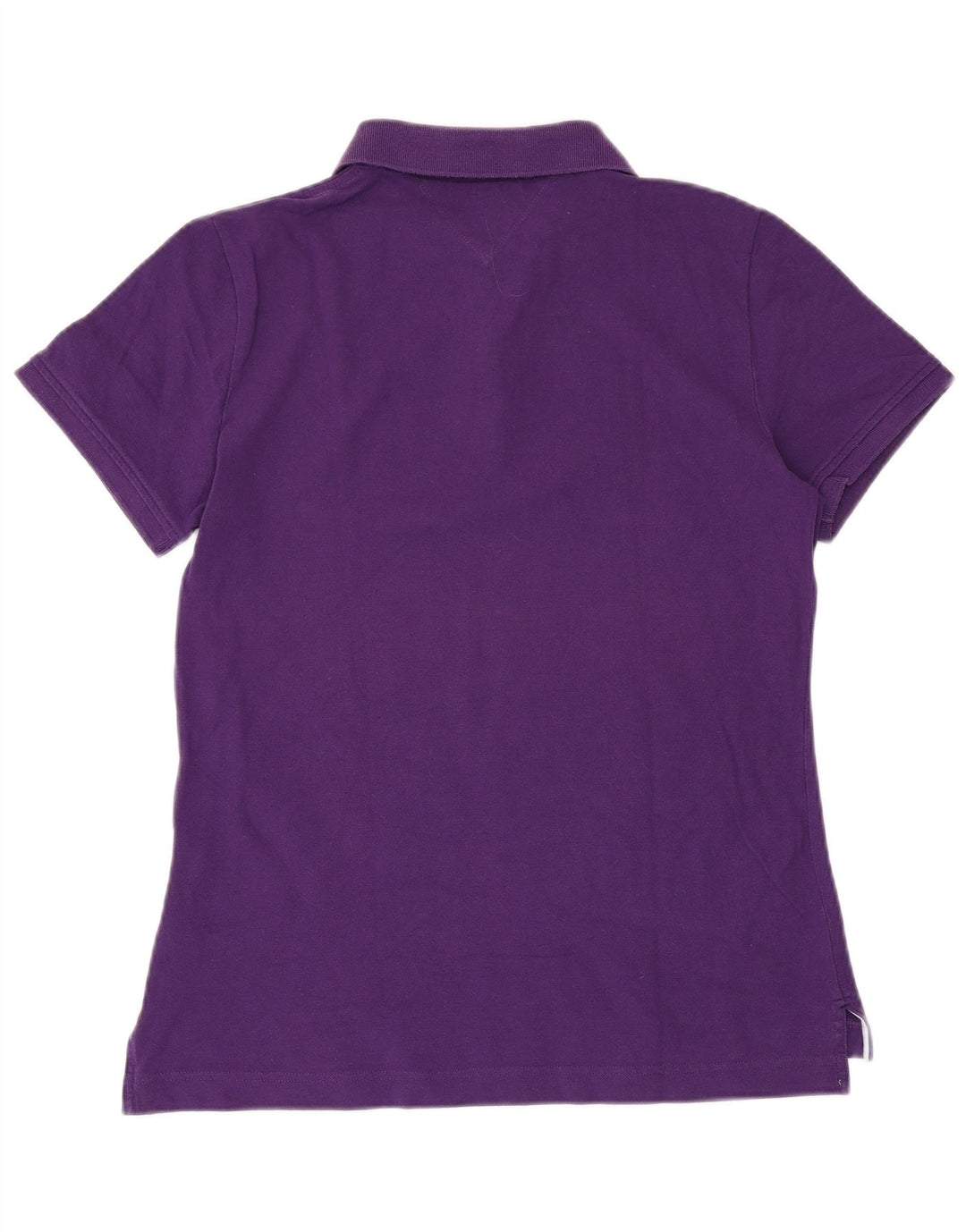 TOMMY HILFIGER Polo de ajuste clásico para mujer UK 44 Grande Algodón morado