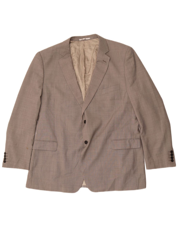 Marks & Spencer Chaqueta tipo blazer de 2 botones para hombre UK 48 2XL Lana gris