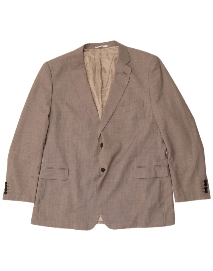 Marks & Spencer Chaqueta tipo blazer de 2 botones para hombre UK 48 2XL Lana gris