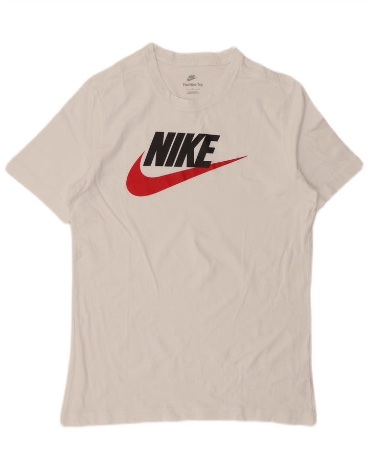 Nike - Camiseta gráfica para hombre, talla grande, algodón blanco