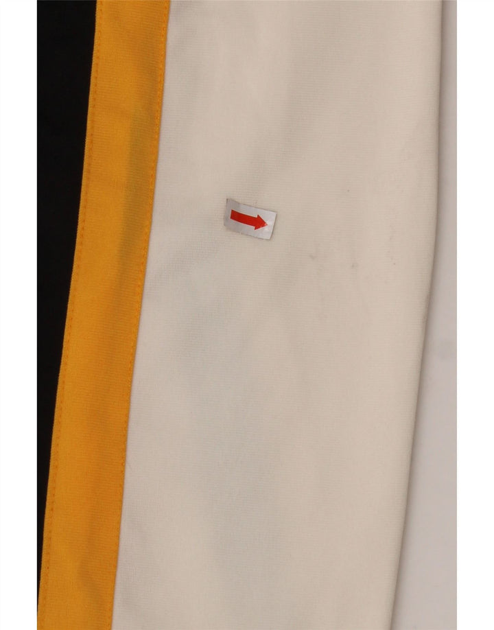 ASICS Mens Graphic Chándal Top Jacket XL Negro Colorblock Poliéster