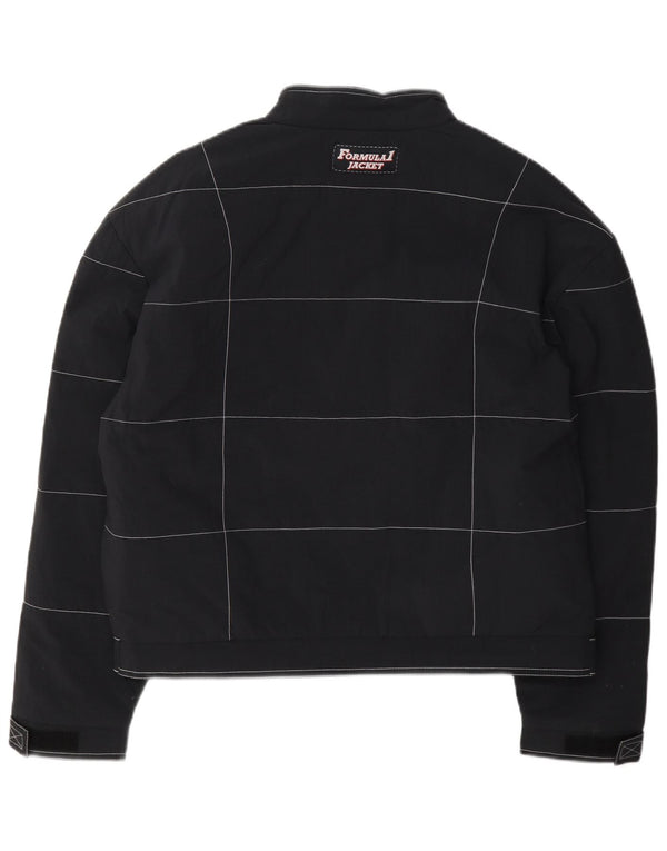 Parmalat Chaqueta de carreras con gráfico de Fórmula Uno para hombre UK 42 XL Azul marino a cuadros