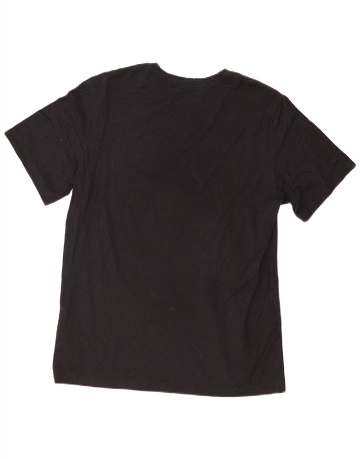Nike - Camiseta gráfica para hombre, talla grande, algodón negro