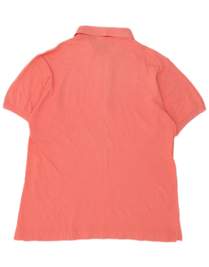 Polo Lacoste para hombre talla 4 algodón rosa mediano